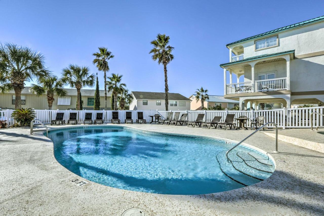 Sunny Pcb Home With Balcony Steps To The Beach! Panama City Beach Exterior photo